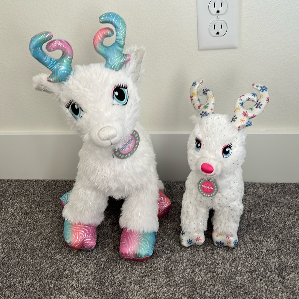Build A Bear Glisten & Mini Glisten Plush